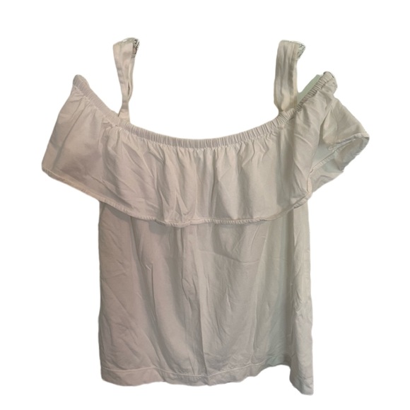Women’s J Crew White off the shoulder blouse - Picture 1 of 4